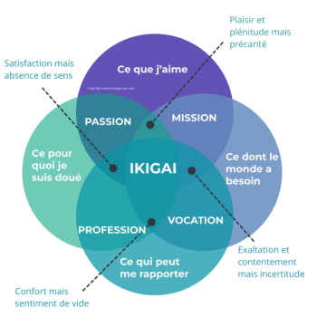 IKIGAI les 4 cadrans