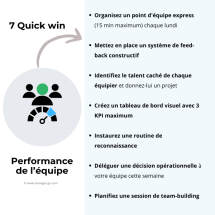 Performance de l equipe