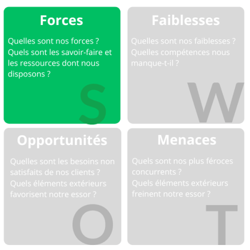 S.W.O.T : forces internes